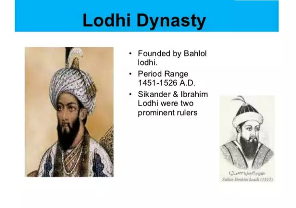 5.THE LODHI DYNASTY